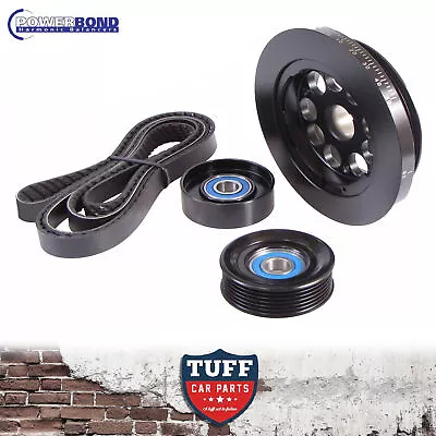 BA BF FG Ford Falcon 6 4.0lt 20% Powerbond Underdrive Balancer Belt Pulley Kit • $388.35