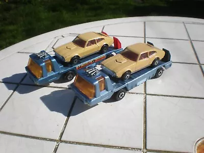 Matchbox Lesney Super Kings K-2/5 Car Transporter And Ford Capri 1975 X2 • £16.99