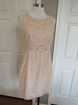 NWT J. Crew Women's Tiered Shift Lined Dress In Teardrop Lace Size 6 $188 • $14.99