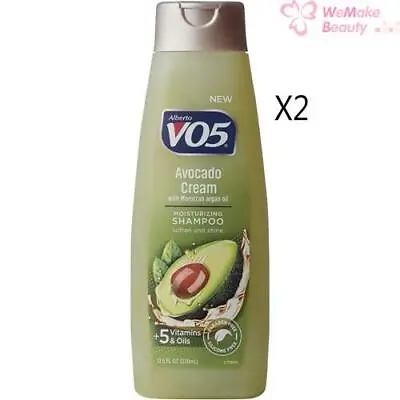 VO5 Avocado Cream With Moroccan Argan Oil Shampoo 12.5oz / 370ml 2 Packs • $17.95