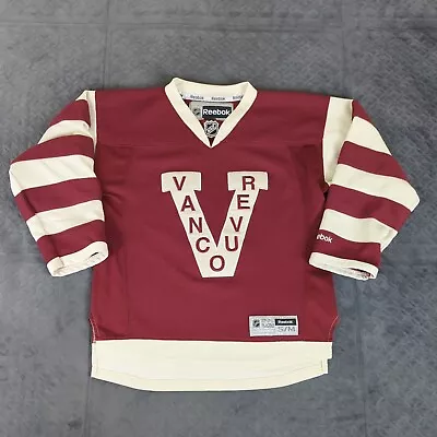 Vancouver Canucks Millionaires Jersey Reebok Heritage Classic Boys Youth Small M • $88.50