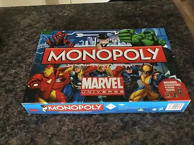 Rare Monopoly Marvel Universe Edition Used But Complete • £8.90