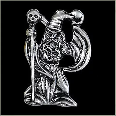 $9.99 • Buy Wizard JACKET VEST PEWTER  BIKER PIN  