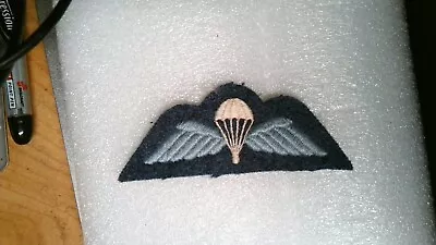Military Patch Sew On Foreign Jump Wings Unsure Light Blue Wings On Felt • $2.99