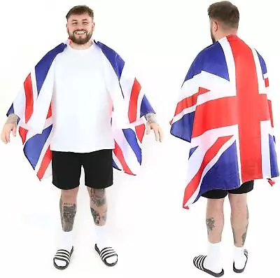 Union Jack Flag With Sleeve 5x3FT King Charles Coronation British Fan Party • £5.16