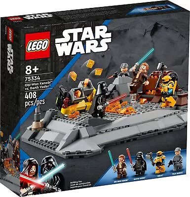 $32.40 • Buy LEGO 75334 Star Wars Obi-Wan Kenobi Vs. Darth Vader - BRAND NEW