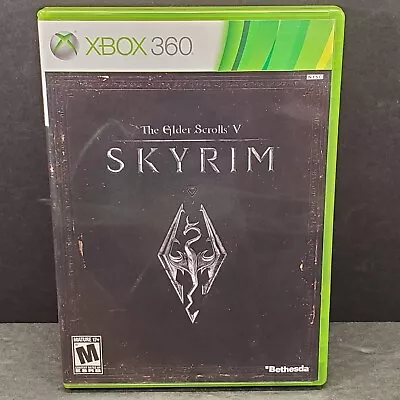 The Elder Scrolls V Skyrim Xbox 360 - 2011 Complete CIB Tested • $4.48