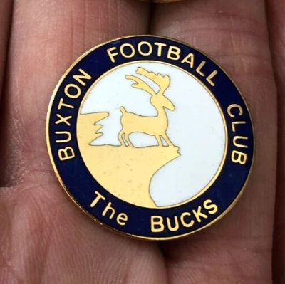 £2.49 • Buy Quality Non League Buxton Fc The Bucks Crest  Enamel Pin Badge