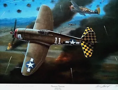 Fearsome Foursome P-47 Thunderbolts Signed Col. Herschel H. Green Mike Machat • $127.22