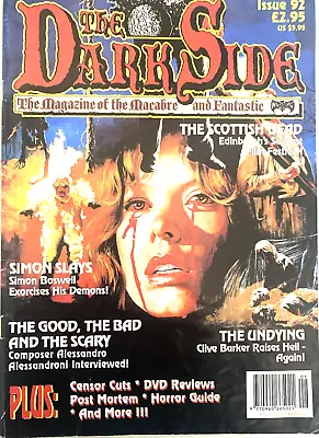 The Dark Side. Issue 92. September 2001. Horror Stray Cat Publishing Magazine. • £4.99