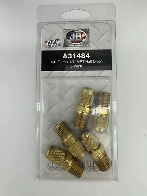  J/B INDUSTRIES A31484 TUBE CONNECTS -NOS 5pack • $5