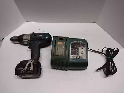 Makita Drill BHP451 Battery BL183 Charger DC18RA - Used Works Makes Noise • $24.95