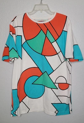 $49.99 • Buy LEMAR And DAULEY New York Lottery Abstract Color Block 2XL Shirt RARE