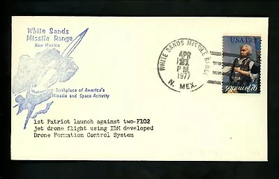 US Space Cover Rocket Patriot Launch White Sands Missile Range NM 4/21/1977 • $4.99