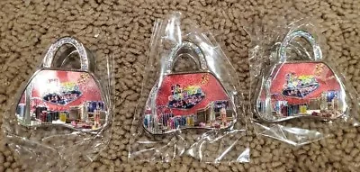 Lot Of 3 - Las Vegas Purse Shaped Bag Clips - Magnetic - Chip Clips  • $12.95