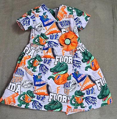 Handmade Florida Gators Babydoll Dress • $18.90