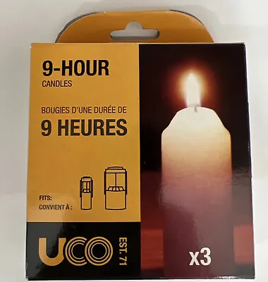 UCO 9-Hour Lantern Candle 3 Pack New Citronella Beeswax (Use In Candle Lantern) • $12.99