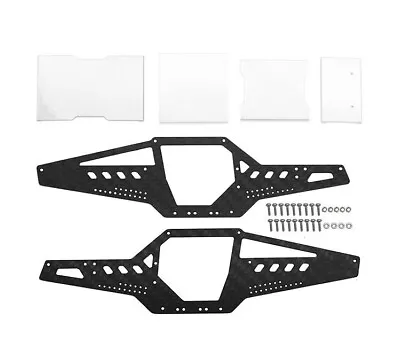 Carbon Fiber Graphite LCG Rock Crawler Conversion Chassis For Axial SCX24 90081  • $34