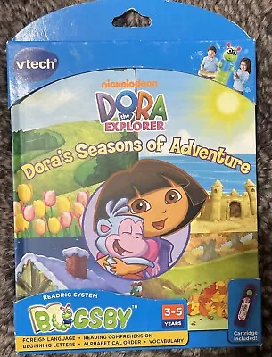 Vtech Bugsby Reading System Book Dora The Explorer Seasons Of Adventure NEW NIP • $19.99