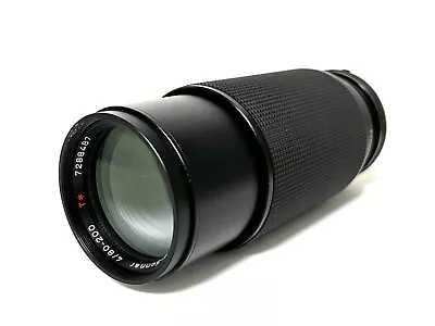 For Parts CONTAX Carl Zeiss Vario-Sonnar 80-200mm F/4 T* MMJ Lens Japan #1346 • $39.99