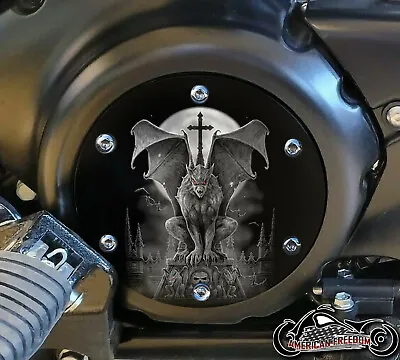 Suzuki Boulevard M109R Custom Aluminum Derby Clutch Cover Fits 2006-up GARGOYLE • $134.99