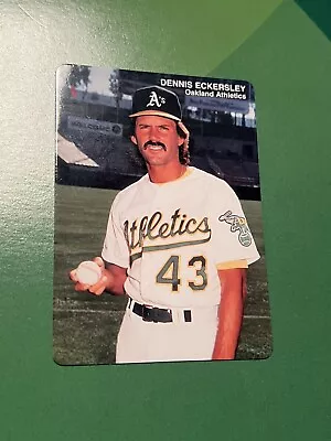 1989 Mothers Cookies Oakland Athletics Dennis Eckersley #10 HOF Baseball Card • $1.99