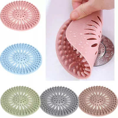 £2.48 • Buy Shower Bath Hair Trap Plug Hole Waste Catcher Stopper Floor Drain Sink Strainer