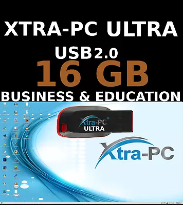 XTRA-PC ULTRA 16 GB USB 2.0  Based BUSINESS & EDUCATIONAL Operating System  • $40