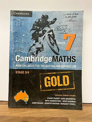 CambridgeMaths GOLD Year 7 NSW Syllabus For The Australian Curriculum (Print & D • $29