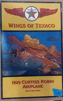 Wings Of Texaco 1929 Curtiss Robin Airplane NC373E 6th In Series NIB • $9