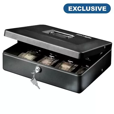 Master Lock 0.21-cu Ft Keyed Cash Box Safe Item 683000 Model DCB-12ML Heavy Duty • $30