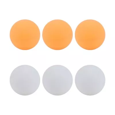 $6.81 • Buy Table Tennis Balls Ping Pong Balls 40mm - Yellow & White, Pack Of 6 Fast Sipping