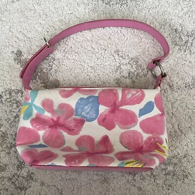 Rare Ken Done Gallery Collection Pink Floral Still Life Small Handbag RRP $59 • £22.50