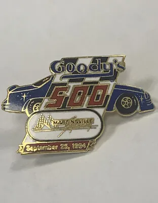1994 Goody's 500 Martinsville Speedway Lapel Hat Pin- Enameled Brass Pin - EUC • $8.99