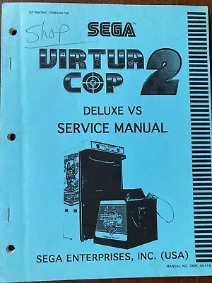 Virtua Cop 2 Arcade Game Manual • $20