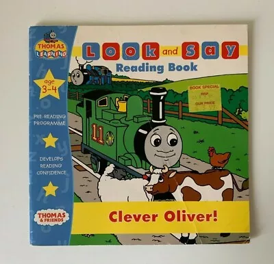 THOMAS THE TANK ENGINE Clever Oliver Look And Say Reading Book (PB 2003) • $9.95