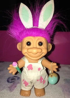 Russ Easter Egg Painter Troll Doll Bunny Ears Egg Brush! • $19.99