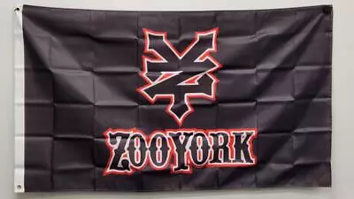 Quality ZOO YORK SKATEBOARDS Flag 150 X 90cm Banner Man Cave Garage Skater • $37.99