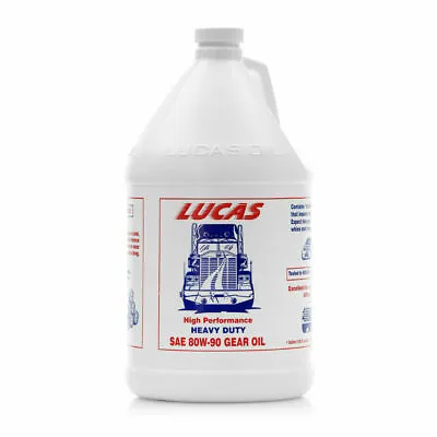 Lucas Oil 10046 Heavy Duty 80W-90 Transmission Differential Lube Gear Oil 1 Gal • $41.98