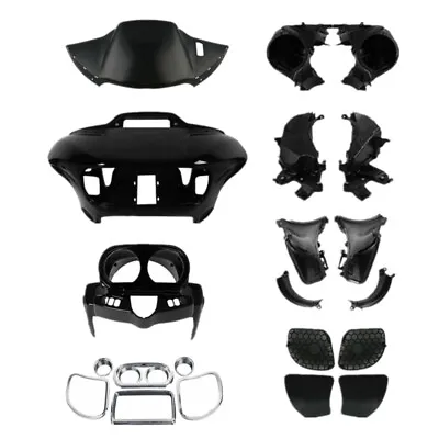 Gloss Black Fairing Speaker Glove Box Air Duct Fit For Harley Road Glide 15-2023 • $27.80