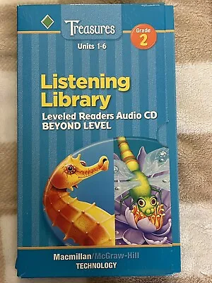 Macmillian/McGraw-Hill Treasures Listening Library Beyond Level Grade 2 • $12