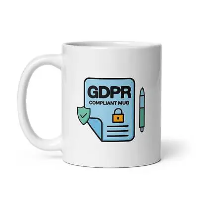Gdpr Compliance Coffee Mug Holiday Gift For The Office Gossip Marketing Agency • $26.99