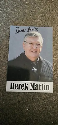 £4.99 • Buy Signed Derek Martin Photo Charity Auction Dr Who Eastenders