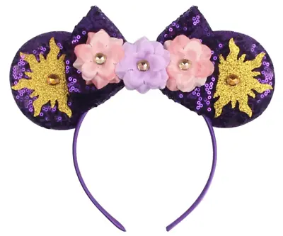 Minnie Mickey Mouse Ears Headband Disney Rapunzel Tangled Princess HANDMADE • $12.99