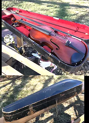 $475 • Buy ANTIQUE 19TH CENTURY GERMAN MADE 4X4 GIOVAN PAOLO MAGGINI VIOLIN 1669 Nice