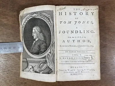 £40 • Buy Antique Book; The History Of Tom Jones, A Foundling, Henry Fielding, 1766