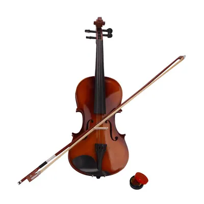 New 4/4 Full Size Acoustic Violin Fiddle With Case Bow Rosin Natural Color • $64.81