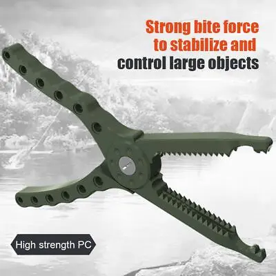 Angling Fishing Pliers Portable Fish Lip Grabber Adjustable Fishing Accessories • $17.19