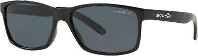 ARNETTE Slickster AN4185 41/81 59mm Men's Black Polarized Sunglasses • $54.99