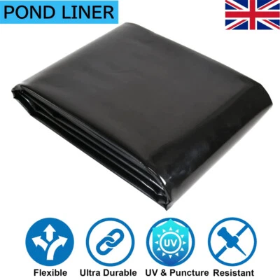 £14.29 • Buy Heavy Duty Fish Pond Liner Garden Membrane Landscaping Impermeable Reinforced UK